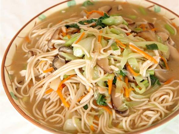 noodle in oyster sauce soup w/chicken&seafood莆田卤面